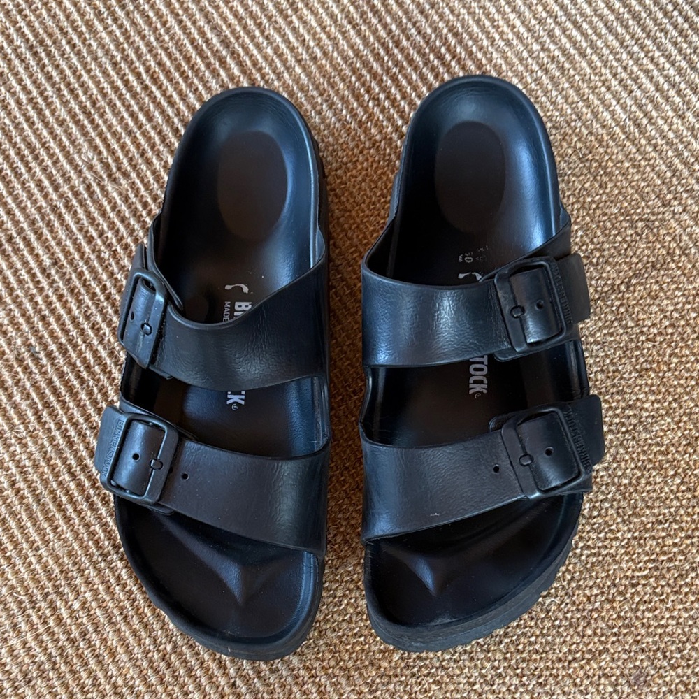 Birkenstock Black Double Strap Sandals
